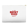 is the best dad ever Accessory Pouches