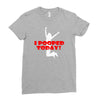 i pooped today Ladies Fitted T-Shirt