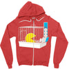 pet feeder Zipper Hoodie