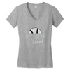 softball mom sequins Women's V-Neck T-Shirt
