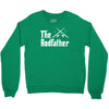 the rodfather   mens funny fishing Crewneck Sweatshirt