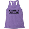 kuwait negative Racerback Tank