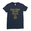 nightmare before coffee Ladies Fitted T-Shirt