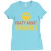 crazy about swahili Ladies Fitted T-Shirt