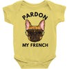 pardon my french Baby Bodysuit