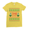 time to get elffed up Ladies Fitted T-Shirt