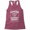 samcro redwood original Racerback Tank