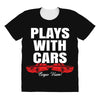 Plays With Cars All Over Women's T-shirt