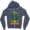 Rockin Rollin 30th Year Birthday Zipper Hoodie