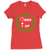 cider i up west country cider drinking Ladies Fitted T-Shirt