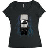 delorean 2 Women's Triblend Scoop T-shirt