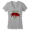 hantin hog Women's V-Neck T-Shirt