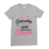 celebrating with the 70th birthday king t shirts Ladies Fitted T-Shirt