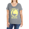 believe in nessie Ladies Curvy T-Shirt