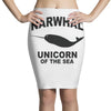 narwhal whale Pencil Skirts