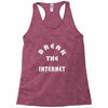 break the internet tie dye girls muscle top Racerback Tank