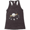 saturn go round Racerback Tank