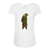 Bear in The Forest Maternity Scoop Neck T-shirt
