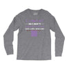 i crochet so i don't choke people save a life, send yarn Long Sleeve Shirts