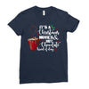 it's a christmas movies and hot chocolate kind of day Ladies Fitted T-Shirt
