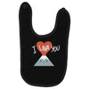 I love you Baby Bibs