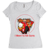 I Want To Kill Sonic Women's Triblend Scoop T-shirt