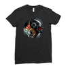 daft yin yang Ladies Fitted T-Shirt