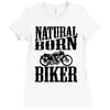 natural born biker Ladies Fitted T-Shirt