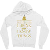 i drink Zipper Hoodie
