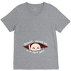 April Peeking Out Asian Baby Boy V-Neck Tee