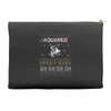 aquarius christmas ugly sweater Accessory Pouches