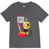 camp crystal flakes V-Neck Tee