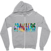 jake paulers cool colors Zipper Hoodie