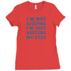 funny dads Ladies Fitted T-Shirt