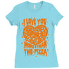 pizza! Ladies Fitted T-Shirt