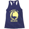 believe in nessie Racerback Tank