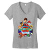 paw patrol birthday boy  brother Women's V-Neck T-Shirt