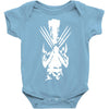 wolverine avengers inspired superhero Baby Onesie