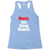 Music Eat Sleep Repeat Racerback Tank