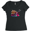 monster melodi Women's Triblend Scoop T-shirt