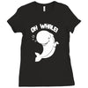 oh whale! Ladies Fitted T-Shirt