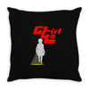 go girll Throw Pillow