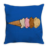 quadruple dip towe Throw Pillow