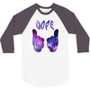 galaxy cartoon hands dope 3/4 Sleeve Shirt