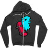 radical ghost Zipper Hoodie