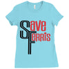 save ferrıs Ladies Fitted T-Shirt