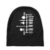 spaceship timeline funny  sci fi star retro wars trek joke cool Baby Beanies