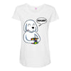 smart dog Maternity Scoop Neck T-shirt