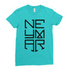 neyma black logo Ladies Fitted T-Shirt