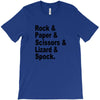 rock paper scissors lizard spock big bang theory geek nerd gift t shir T-Shirt
